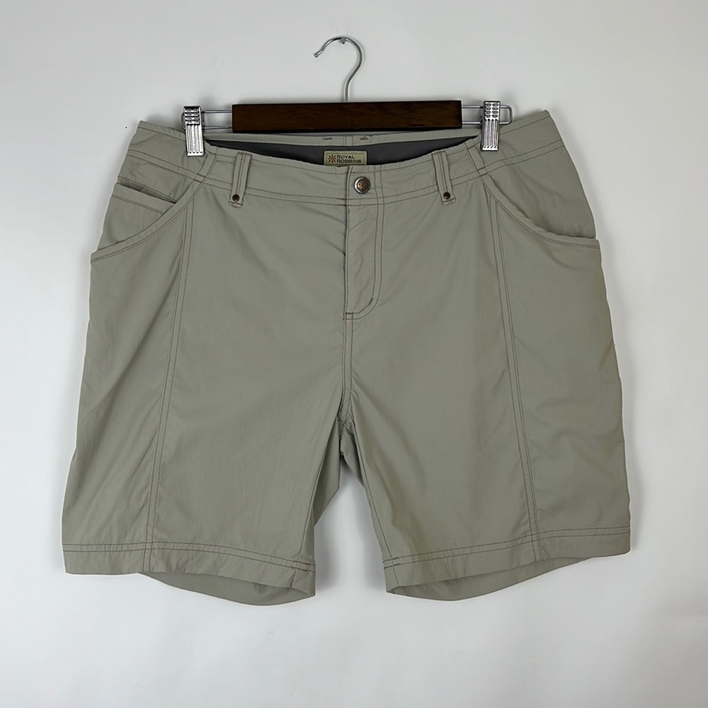 ROYAL ROBBINS Stretch hiking khaki shorts 10